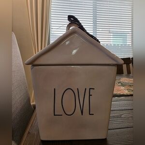 Rae Dunn Cream Love Ceramic House Decor